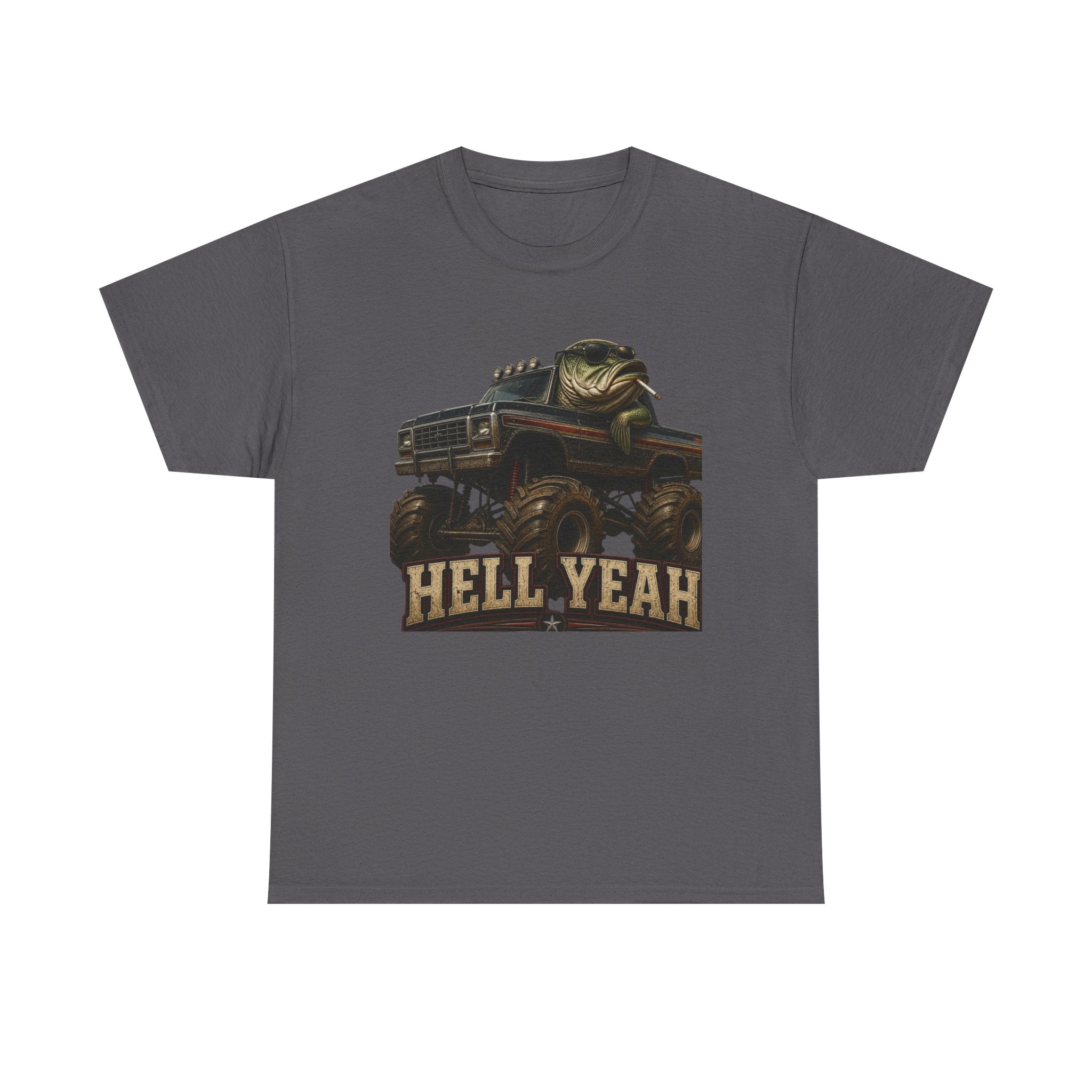 Hell Yeah Monster Truck bass graphic tee