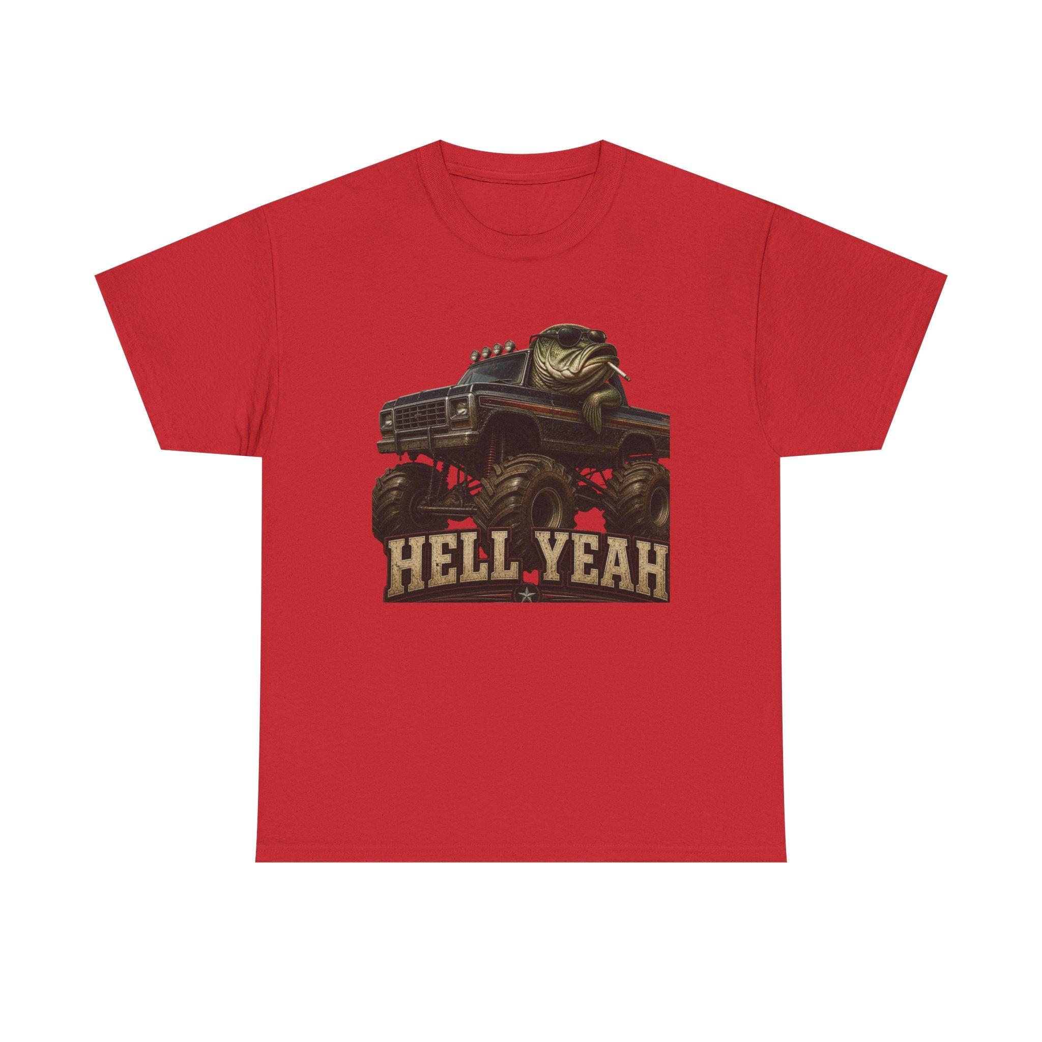 Hell Yeah Monster Truck bass graphic tee