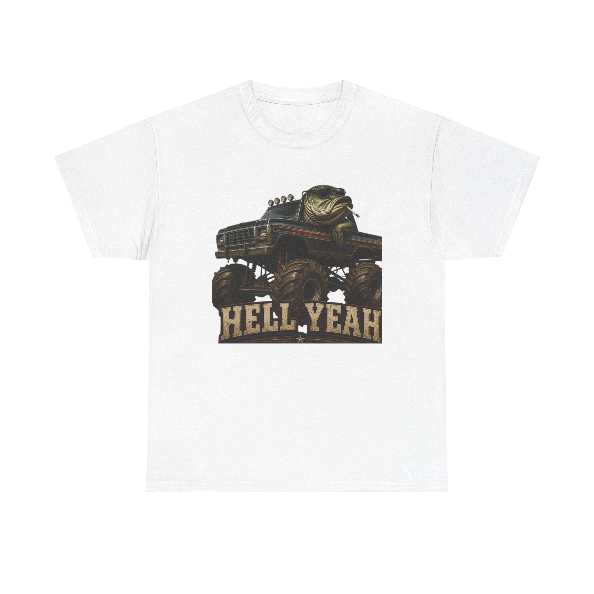 Hell Yeah Monster Truck bass graphic tee