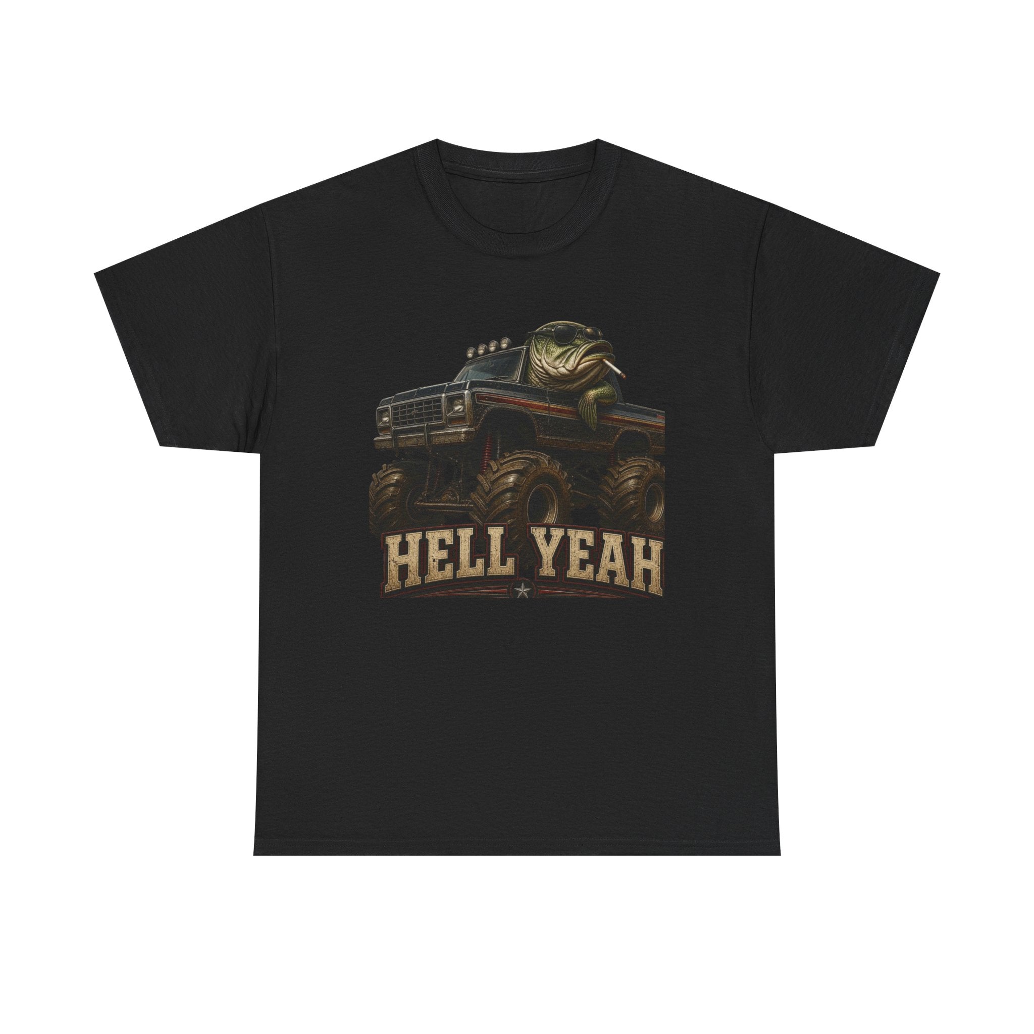 Hell Yeah Monster Truck bass graphic tee