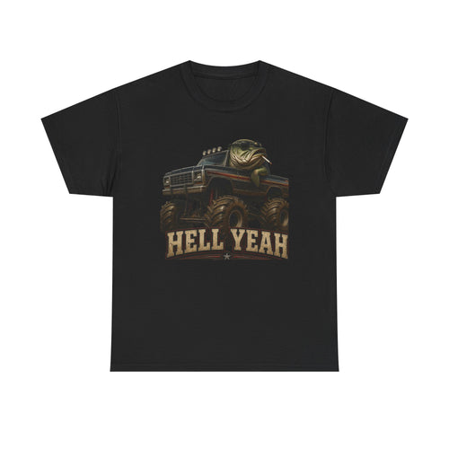 Hell Yeah Monster Truck bass graphic tee